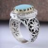 Bague Faite Main pour Homme avec Turquoise de Neyshabur
