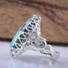 Bague Faite Main AM_4806 pour Homme avec Turquoise de Neyshabur