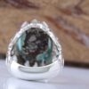 Bague Faite Main AM_4807 pour Homme avec Turquoise de Neyshabur
