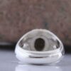 Bague Modèle Araignée en Argent Persan avec Turquoise de Neyshabur pour Homme