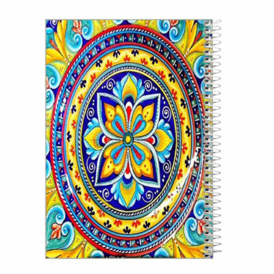 Bloc-notes persan avec design Eslimi, Édition multicolore, Bloc-notes élégant