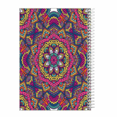 Bloc-notes persan avec design Eslimi, Édition violette, Bloc de rédaction compact