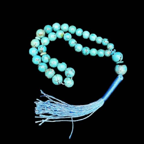 Chapelet turquoise de Neyshabur – 33 perles de prière