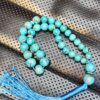 Chapelet turquoise de Neyshabur – 33 perles de prière