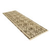 Chemin de Table Tapis Persan Tissé à la Main Style Qashqai Géométrique Blanc