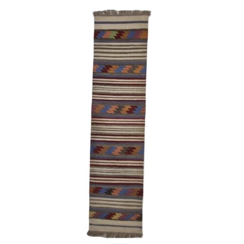 Chemin de Table Tapis Persan avec Design Rayé Traditionnel