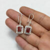 Boucles d'oreilles en argent persan avec Pierre d'Agate