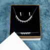 Ensemble de bijoux en argent persan avec pierre précieuse rubis pour femmes