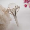 Bague en argent Dur-e Najaf pour femmes Engagement Bliss