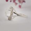 Bague en argent Dur-e Najaf pour femmes Engagement Bliss