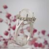 Bague en argent Dur-e Najaf pour femmes Engagement Bliss