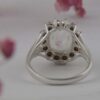 Bague en argent Dur-e Najaf pour femmes Engagement Bliss