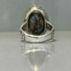 Bague Modèle Firouz en Argent Persan avec Turquoise de Neyshabur pour Homme