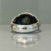 Bague Modèle Negin en Argent Persan avec Turquoise de Neyshabur pour Homme