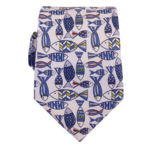 Cravate pour homme – Design poisson persan