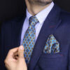 Cravate pour homme - Design floral persan