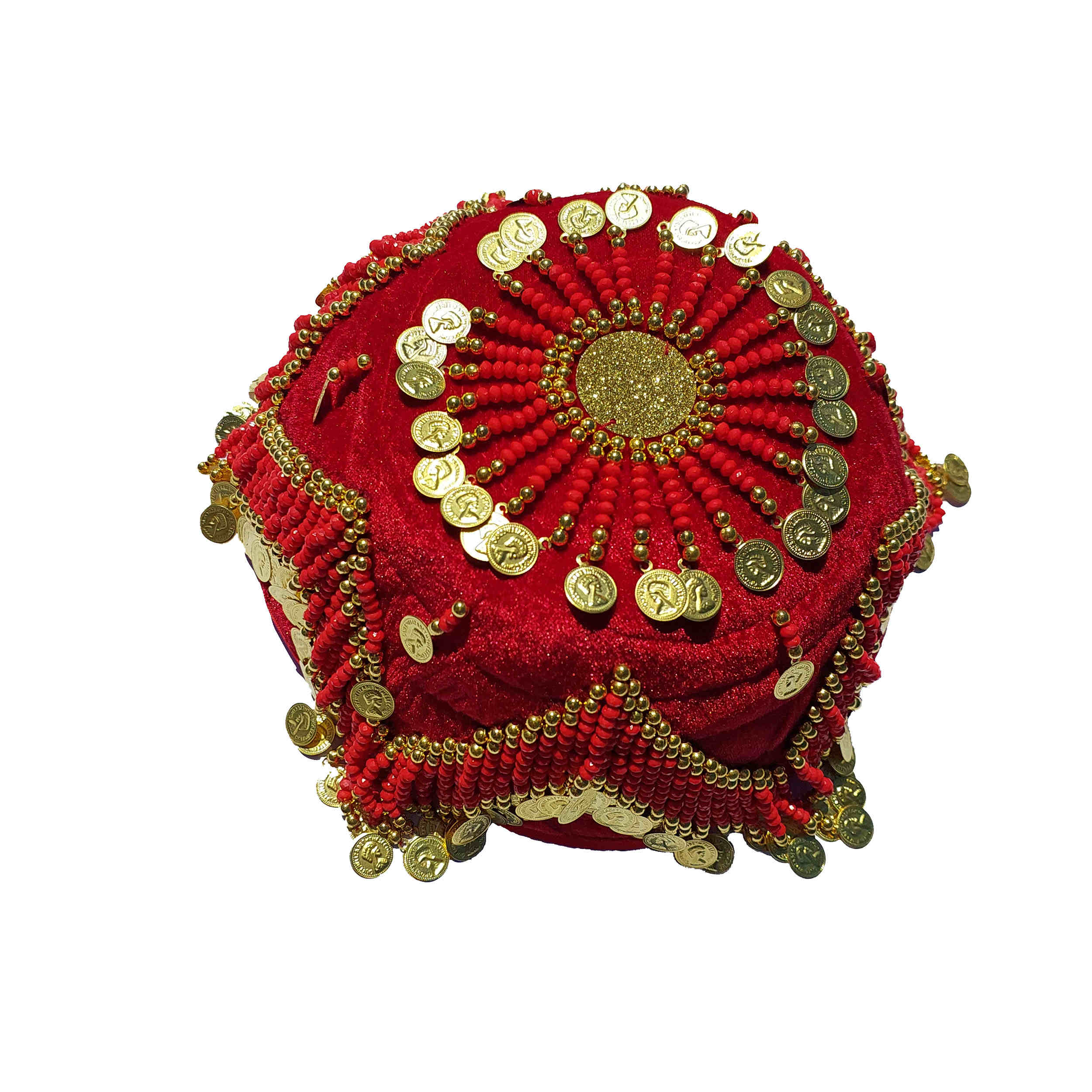 Chapeau Ethnique Persan Traditionnel - Fait Main pour Femme