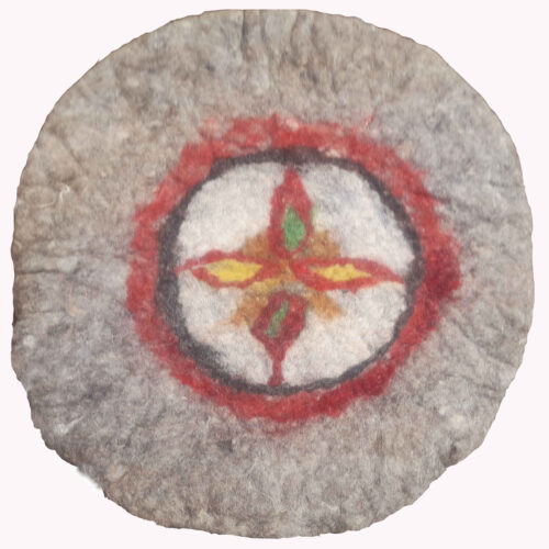 Tapis en feutre de laine persan 100% naturel et fait main Javad