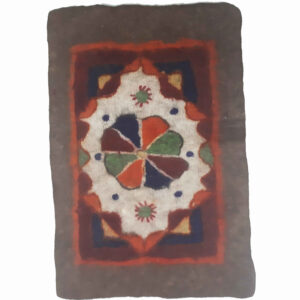Tapis en feutre de laine persan 100% naturel et fait main Kiyan