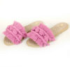 Tongs Boho Chic Macramé pour Femmes avec Bout Rond