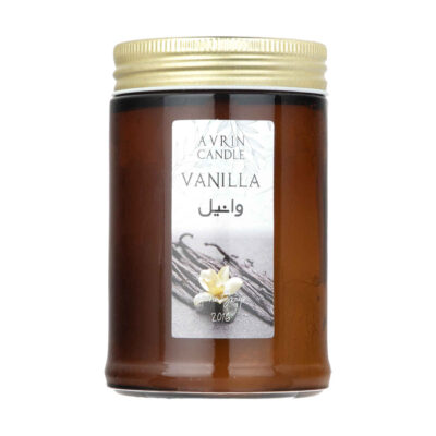 Bougie parfumée en pot pour cadeau et décoration, parfum vanille