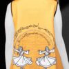 Ensemble robe & écharpe pour femmes avec design calligraphique