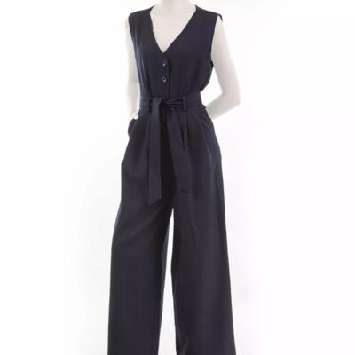 Salopette Sans Manches avec Ceinture pour Femmes – Modèle Tanaz