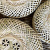 Panier en bambou tissé à la main, modèle Circle, ensemble de 3