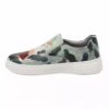 Baskets Imprimé Graffiti - Chaussures Casual Chic pour Femmes Modèle Forêt Fée