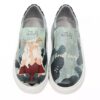 Baskets Imprimé Graffiti - Chaussures Casual Chic pour Femmes Modèle Forêt Fée