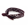 Foulard Miniature pour Femme - Design Élégant Paisley