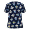 Chemise à manches courtes en coton pour femmes avec design floral