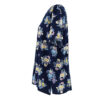 Chemise à manches courtes en coton pour femmes avec design floral