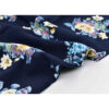 Chemise à manches courtes en coton pour femmes avec design floral