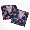 Chemise à manches courtes pour femmes avec design floral, ensemble de 2