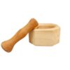 Ensemble Mortier et Pilon en Bois pour Herbes et Épices Modèle Keyhan