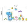 Horloge Murale en Bois pour Chambre d'Enfant Modèle Dinosaure