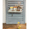 Porte-clés mural en bois avec design de cottage