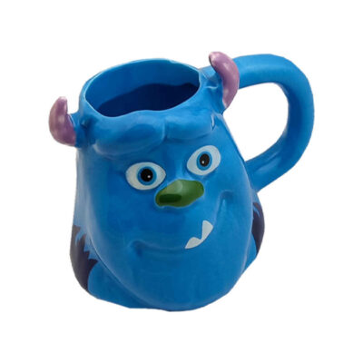 Mug à café en céramique fantaisie – Design Sullivan Bleu
