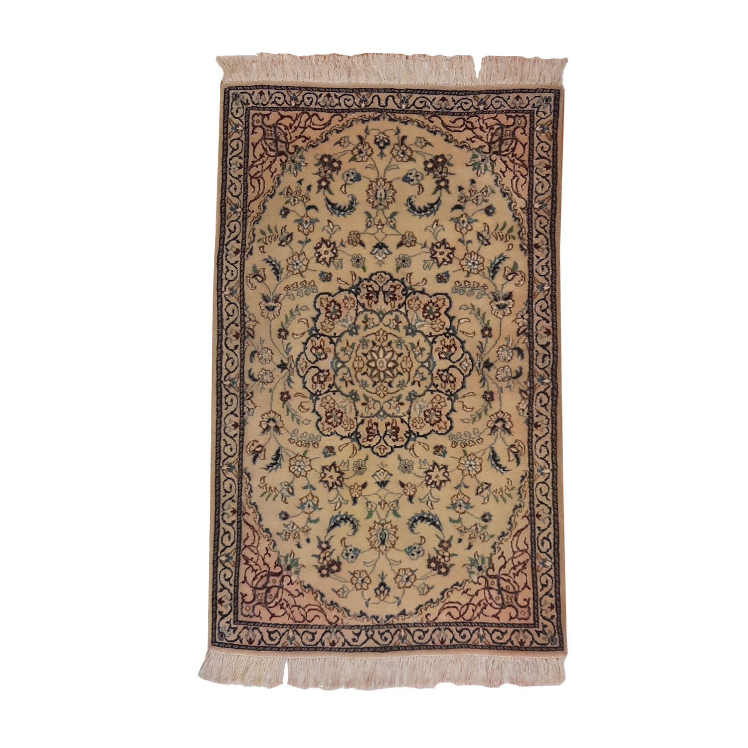 Tapis de prière persan authentique noué à la main et luxueux Sajada Arshaka