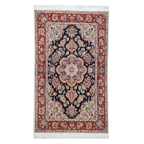 Tapis de prière persan authentique noué à la main et luxueux Sajada Kurush