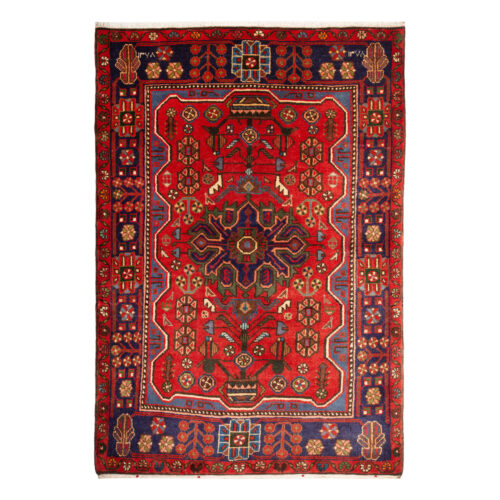 Tapis de prière persan authentique noué à la main et luxueux Sajada Tahmasp