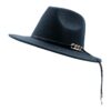 Chapeau Noir Classique pour Homme Modèle Fedora