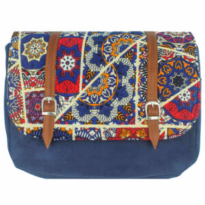 Sac bandoulière en macramé tissé à la main pour femmes, modèle Cube