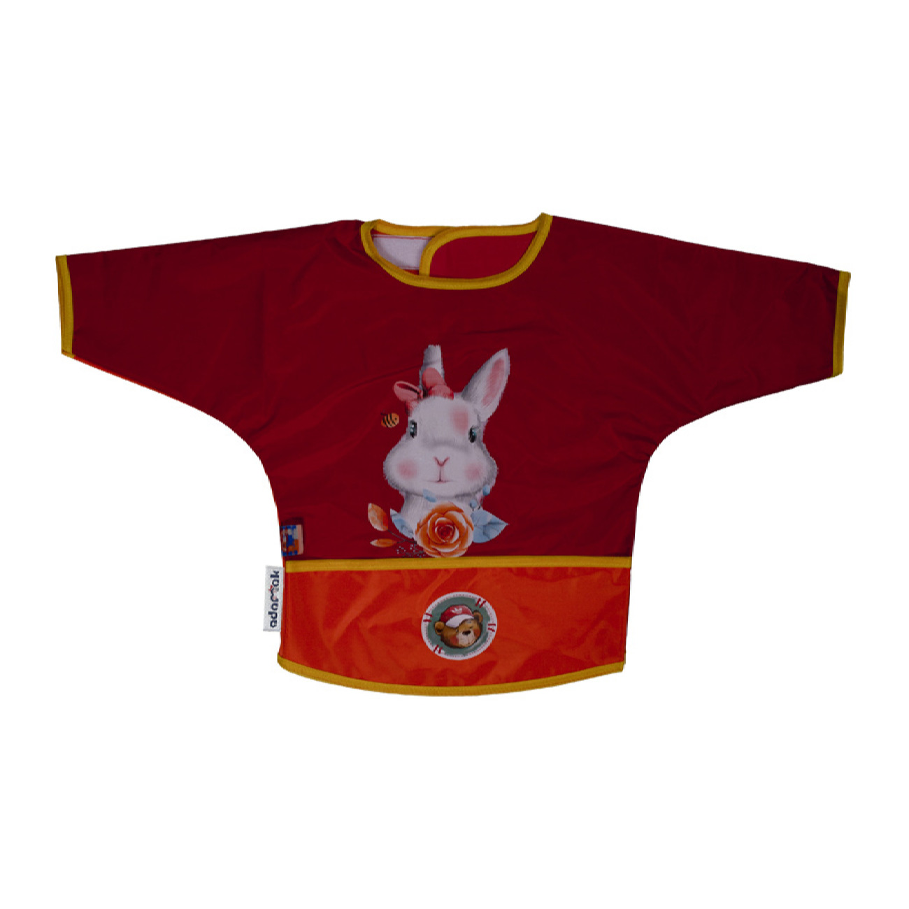 Bavoir Bébé à Manches - Modèle Lapin