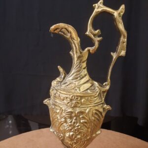 Pichet Décoratif en Laiton Fait Main Gravure Traditionnelle