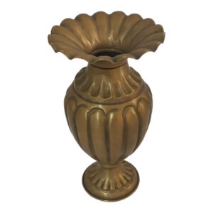Vase en laiton décoratif fait main traditionnel pour décoration intérieure