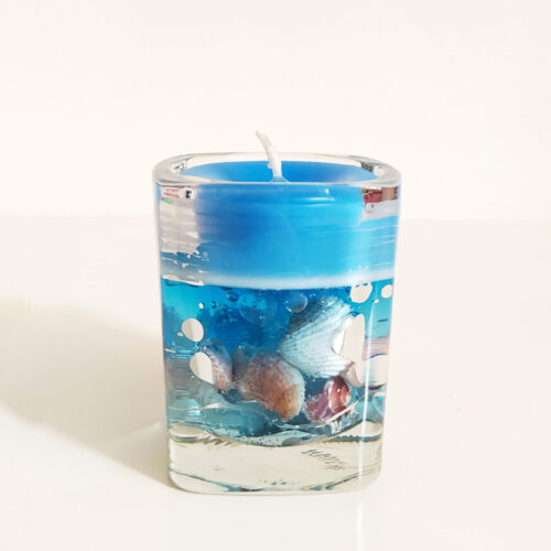 Bougie Décorative en Pot au Design Mer et Plage – Parfaite pour Tous les Espaces