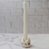 Porte-bougie décoratif en céramique avec design de chat pour une ambiance cosy
