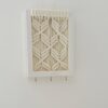 Porte-clés mural décoratif Macramé tissé à la main